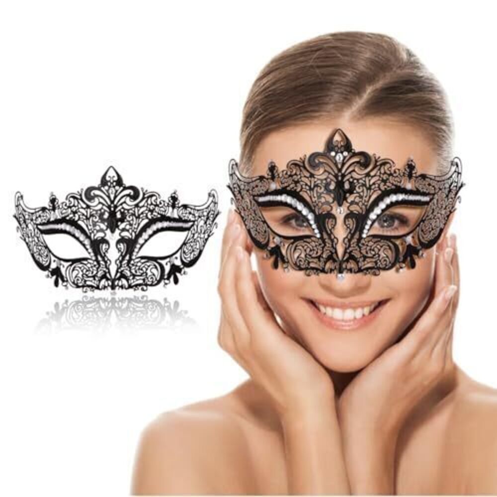 6959 Masquerade Mask Venetian Metal Mask For Party Halloween Costume